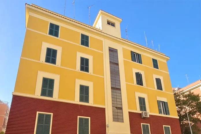 Scolari 52_evid Facciata condominio via scolari 52